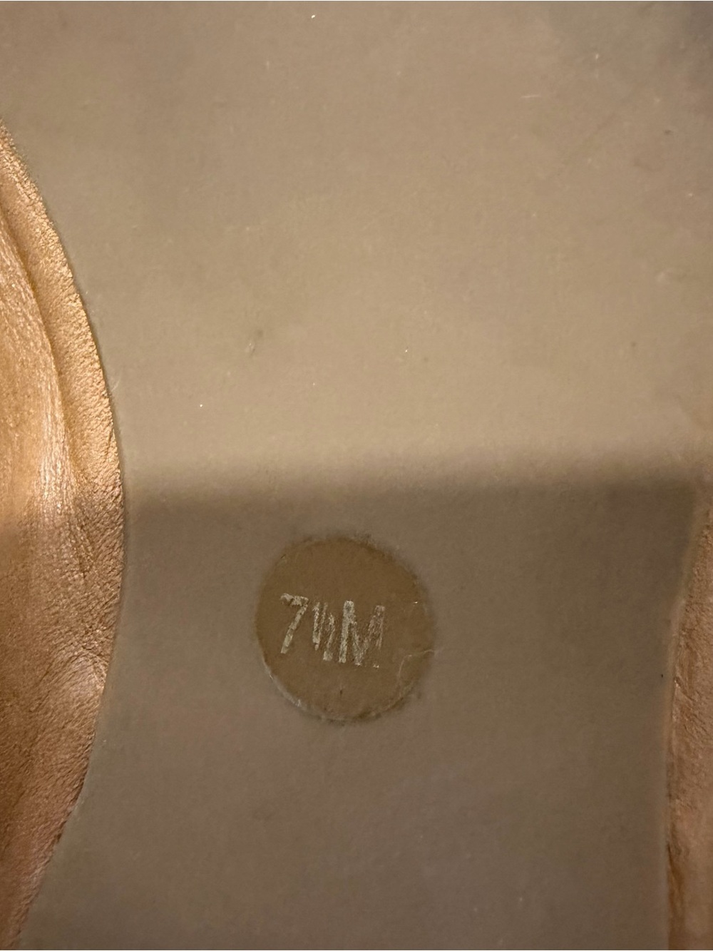 Tory Burch Tan Leather Logo Whipstitch Ballet Flats, women 7.5 - Picture 8 of 10